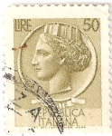 Stamps Italy -  Moneda de Siracusa