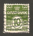 Stamps Denmark -  cifra