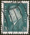 Stamps Germany -  DEUTSCHES REICH - FRIEDRICH EBERT