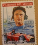 Stamps San Marino -  manuel fangio campeon del mundo