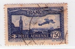 Stamps France -  6 Avion survolant Marseille