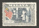 Sellos del Mundo : Asia : Malaysia : Malaya - recolecta de caucho