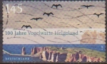 Stamps Germany -  Alemania 2010 Sello Paisaje Aniv. Vogelwarte Helgoland usado Allemagne Duitsland Germania Germany