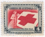 Sellos de America - Guatemala -  Conmemoracion Cruz Roja