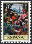 Sellos de Europa - Espa�a -  2540 Juan de Juanes. San Esteban en la Sinagoga.