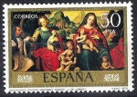 Sellos de Europa - Espa�a -  2542 Juan de Juanes. Desposorios místicos del venerable Agnesio.