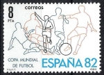 Stamps Spain -  2570 Campeonato Mundial de Futbol. ESPAÑA-82