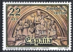 Sellos de Europa - Espaa -  2594 Navidad. Pórtico de la Iglesia de Cinis, Onza de los Rios, La Coruña.