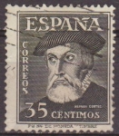 Stamps Spain -  ESPAÑA 1948 1035 Sello Personajes Hernan Cortes Usado Espana Spain Espagne Spagna Spanje Spanien 