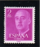 Sellos de Europa - Espaa -  1955-56 General Franco Edifil 1158