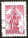 Stamps Russia -  HOMBRE Y MUJER - SIMBOLO