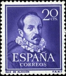 Stamps Spain -  Literatos