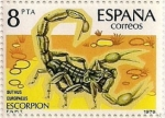 Stamps Spain -  Escorpión