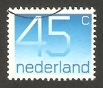 Stamps Netherlands -  centº del sello holandés