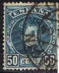 Stamps Spain -  252 Alfonso XIII