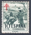 Stamps Spain -  ESPAÑA 1951_1104 Pro Tuberculosos.  