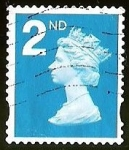 Stamps United Kingdom -  QUEEN ELIZABETH