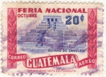 Stamps : America : Guatemala :  Ruinas de Zaculeu
