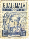 Stamps : America : Guatemala :  Dante Alighier