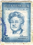 Stamps : America : Guatemala :  Eleanor Roosevelt