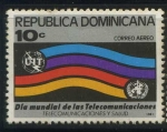 Stamps Dominican Republic -  Scott C333 - Día Mundial de las Telecomunicaciones