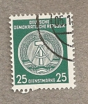 Stamps Germany -  Emblema de DDR