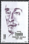 Sellos de Europa - Espaa -  2705 Centenarios. Francisco Salzillo.