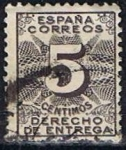 Stamps Spain -  592  Cifrras