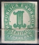 Stamps Spain -  677  Cifras