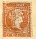 Sellos del Mundo : Europe : Spain : Isabel II Edicion 1856