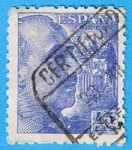 Stamps Spain -  926  General Frnco