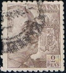 Stamps Spain -  932  General Franco