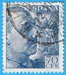 Stamps Spain -  1055 General Franco