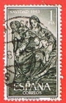 Stamps Spain -  1535  Navidad 1963