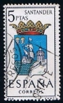 Stamps Spain -  1636  Escudo de Santander