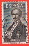 Stamps Spain -  1653  Juan Donoso Cortes (1809-1853)