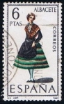 Stamps Spain -  1768  Traje regional de Albacete