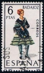 Stamps Spain -  1772  Traje Regional de Badajoz