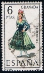 Stamps Spain -  1846  Trajes Regionales de Granada