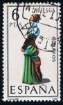 Stamps Spain -  1850  Trajes Regionales de Huesca