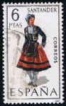 Stamps Spain -  1954  Trajes Regionales de Santander