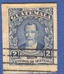 Stamps America - Guatemala -  Justo Rufino Barrios 1929 n3