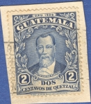 Stamps Guatemala -  Justo Rufino Barrios 1929 n7