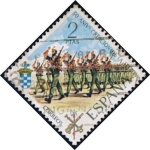 Stamps Spain -  2044  Tercio  Gran capitan