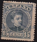 Stamps Spain -  alfonso XIII