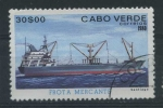 Sellos de Africa - Cabo Verde -  Scott 427 - Flota Mercante (Santiago)