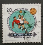 Stamps Mongolia -  world football championship switzerland 1954