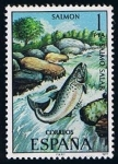 Stamps Spain -  2403  Salmon