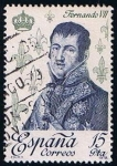 Stamps Spain -  2501  Fernando VII