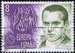 Stamps Spain -  2568  Federico Garcia Lorca  Europa CEPT